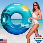 HeySplash Pool Tubes for Adult, 42 Inch Large Floats Tube Rafts with Handles,