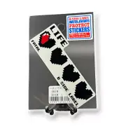 Quirky Fun Japan Sticker Empty Life Bar Fatal Decal B-Side Label