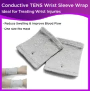 Conductive TENS Wrist Sleeve Brace for TENS EMS Machine Massager Unit