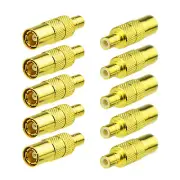 10-Pack SMB Female to Male Connector Adapter for Sirius XM Radio Fakra Antenna