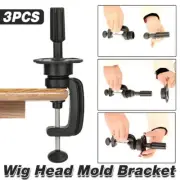 3PCS Adjustable Wig Stand Holder Doll Head Mold Stand for Teaching Mannequin AU
