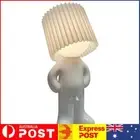 Little Shy Man Lamp Naughty Boys Desk Lamp Decorative for Bedside (White) AU
