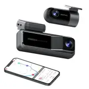 Front and Rear Dash Camera, 4K + 2K Dual Dash Cam with 5G WiFi, GPS, Speed, 2...