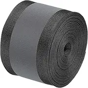 uxcell Reflective Tape Strip, 2" x 33FT High Visibility Reflective Strip Sew-on Reflective Tape DIY Safety Fabric Webbing for Bags Clothes Raincoats, Black