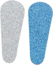 WOFASHPURET 2pcs Scissors Protective Sheaths Scratch Resistant Firm Grip Shear Cases for Hairstylists Barbers Detachable Design Compatible with Eyebrow Nail Clippers Silver Blue