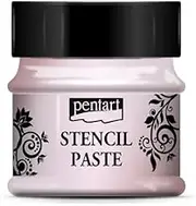 Pentart Stencil Paste 50ml Candy Floss, Mixed