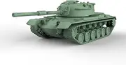 MRY-SFW LF100896 1/100 15mm War Gaming Military Model Kit US M48 Patton Medium Hell Buggy