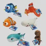 Official Disney Pixar Finding Dory 8 Inch Soft Plush Toys Characters BNWT