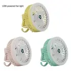 Portable Mini Fan Air Cooler USB Desktop Fans 3-Speed Regulation Summer Fan