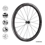 【春田單車】VISION METRON 45 SL DISC CLINCHER/TL 開口 碳纖碟煞輪組