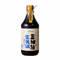 在飛比找博客來優惠-豆油伯 金美滿釀造醬油(無添加糖)500ml