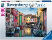 1000pc Ravensburger Burano, Italy Theme Family/Family Jigsaw Puzzle Set