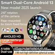 S13 Smart Watch 1.98 inch Smartwatch Fitness Running Watch WIFI Bluetooth 4G Timer Call Reminder Heart Rate Monitor Sedentary Reminder Find My Device Compatibl