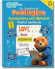 Love Writing Co. Paddington Learn To Write The Alphabet and Handwriting Practice Activity Book | Age 3, 4, 5 | Build Pencil Control | Phonics | UK National Curriculum | Ring-Bound 1 Count
