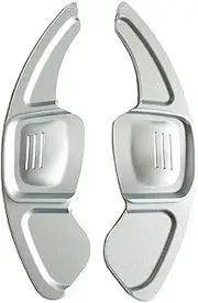 Car Steering Wheel Shift Paddles for Golf 7 Alltrack MK7 Passat B8 Variant T&iguan Jetta MK6 Car Steering Wheel Shift Paddle Shift Extension Rodd HTEOPOEKFR(Silver)