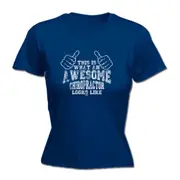 This Is What Awesome Chiropractor - Funny Novelty Womens T-Shirt T Shirt Tshirt