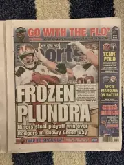 San Francisco 49ers Stun Aaron Rodgers Green Bay Packers NFL 2022 NY Newspaper