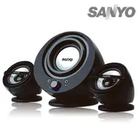 在飛比找PChome商店街優惠-SANYO SYSP-832聲之藝2.1聲道多媒體喇叭(有耳