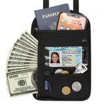 旅行防盜包 掛脖式多功能護照包 RFID 單肩收納袋 出國機票收納 證件收納包 隨行證件錢包