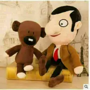 Xh WXH 30cm Mr Bean+teddy Bear Soft Doll Stuffed Animal Plush Toy Kids Gift
