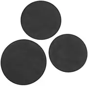 NULYLU Silent Mesh Drum Heads 3 Piece Double Layer Mute Replacement Drum Heads