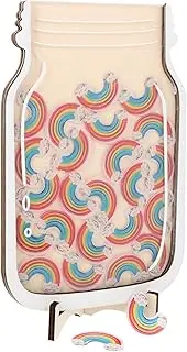 TOGEVAL 1 Set Rainbow Rewards Can Classroom Incentive Jar Classroom Reward Jar for Star Jar Reward System Reward Jars Reward Chart Bulk Prizes for Coins for