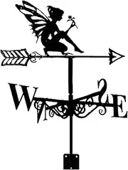 Weather Vane Weathervane Weather Vane Measuring Tools Wind Direction Indicator Scene Garden Wind Vane with Coating