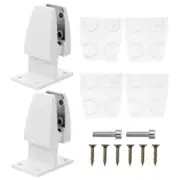 2 Pcs Desktop Bezel Clip Office Privacy Panel Screen Clips Partition