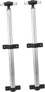 PAMINGONO 2pcs Luggage Pull Handle Replacement Ergonomic Telescopic Drag Handle for Suitcase Lightweight and Durable Accessory for Outdoor Travel and Trips