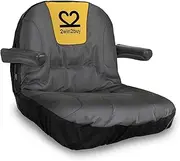 2win2buy Lawn Mower Seat Cover, Riding Mower Seat Cover Cushion Replacement with Padded Waterproof Garden Tractor Seat Cover for Cub Cadet Troy Bilt Craftsman Zero Turn John Deere Lawn Mower Tractor