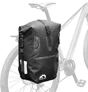 Bike Pannier Bag ycle Cargo Rack dle Bag with Shoulder Strap Black TPU
