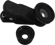 SEWACC 1 Set Cellphone Lens Kit Fisheye Wide Angle Macro Lenses for Smartphones Clip Camera Accessories for Enhanced Photography Portable Convenient