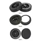 2Pcs BBQ Grill Wheel Easy Install Width 4cm Hole Diameter 0.8-1cm Sandproof
