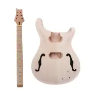 Guitar Kit 22 Fret Neck Body Maple Fretboard mahogany Bird Inlay