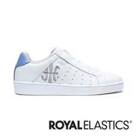 在飛比找森森購物網優惠-ROYAL ELASTICS ICON 白藍真皮運動休閒鞋 