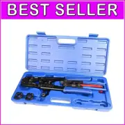 Compact PEX Crimping Kit with Ergonomic Grip and Calibration Tools Included