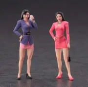 80's BUBBLY GIRLS FIGURE SET #29101 1/24 HASEGAWA