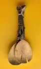 Hand Carved Wooden Zebra Salad Serving Spoon Fork Set Twisted Handle Kenya New