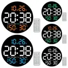 10 Inch Night Mode Alarm Clock Remote Control Gauge Alarm Clock Home Decoration