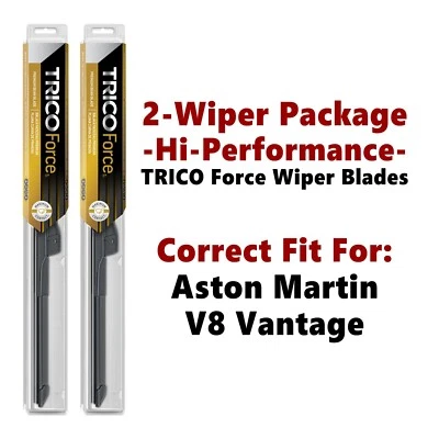 Hi-Performance 2-pk Wipers fits 2012+ Aston Martin V8 Vantage - 25260/200 (for: Aston Martin)