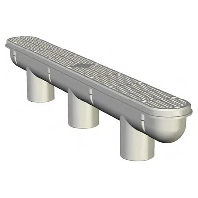 Zodiac 25506-321-000 Drain Cover 32" PVC Unblockable Gray Slip Connection