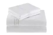 Natori Ming Fretwork Flat sheet king or Queen - white NA20-1625, NA20-1626