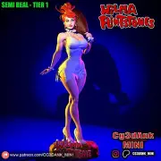 Wilma Flinstone Statue 3D Print Unpainted/Unassembled