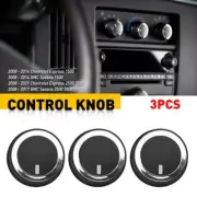 3PCS Heater AC Temperature Control Knob Chevrolet For 08-14 Express 1500 Durable (for: Chevrolet)