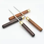 2Pcs Stainless Steel Ice Pick With Safety Cover Non-slip Ice Breaking Pick Tool