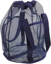 MUCKLILY Mesh Drawstring Storage Bag for Travel Organizing Clothes Accessories for Camping Business Trips Family Outings Lightweight Breathable Design