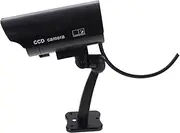 Use Fake Security Camera Black Realistic CCTV Camera Lookalike No Battery Required