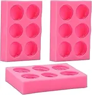 3Pcs Macaron Silicone Mold Nonstick Baking Heat Resistant Silicone Macaron Mold for Home Kitchens