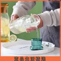 在飛比找蝦皮購物優惠-🤯桃園熱賣🤯 玻璃水瓶 玻璃壺杯 冷飲瓶 飲料瓶 新款簡約彩