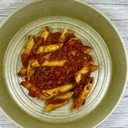 Organic Westbourne Lane Penne Bolognese, Grana Padano Parmesan Single Serve – Fresh, healthy organic delivery | Doorstep Organics.